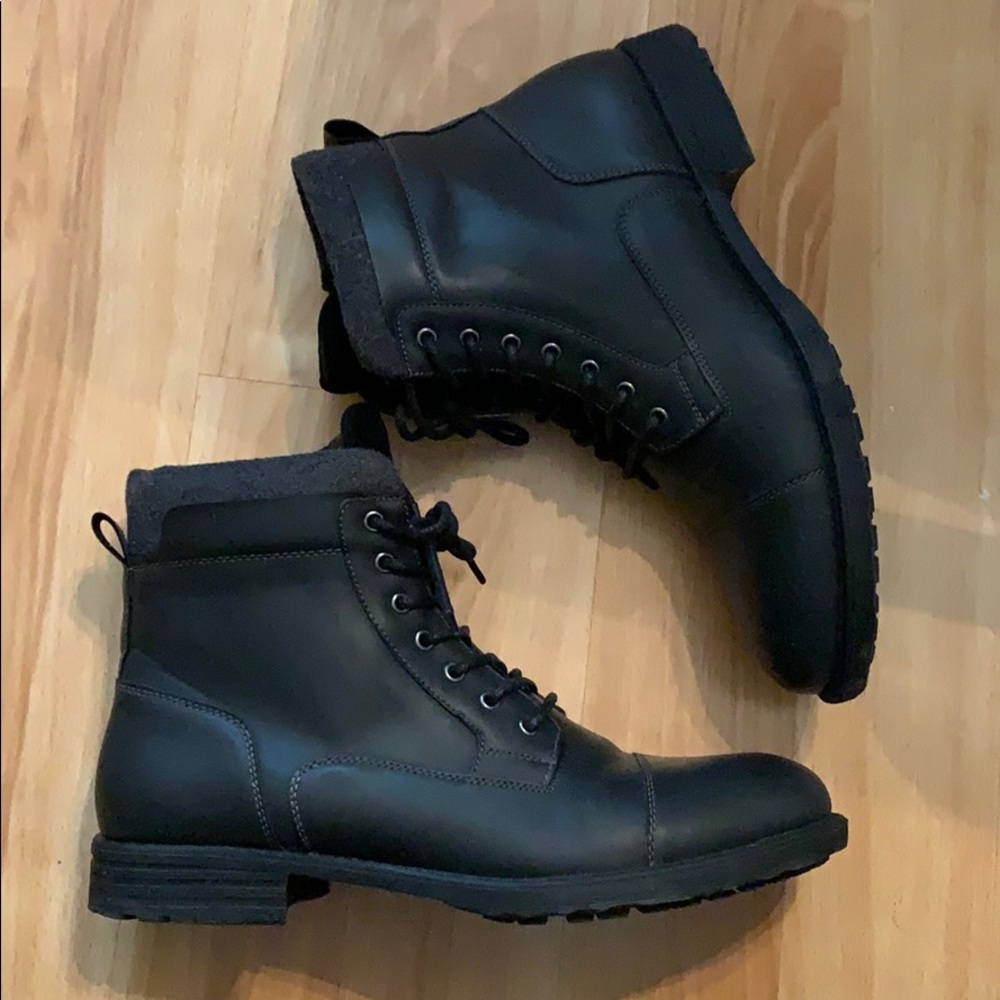 Very dark gray almost black Express Boots